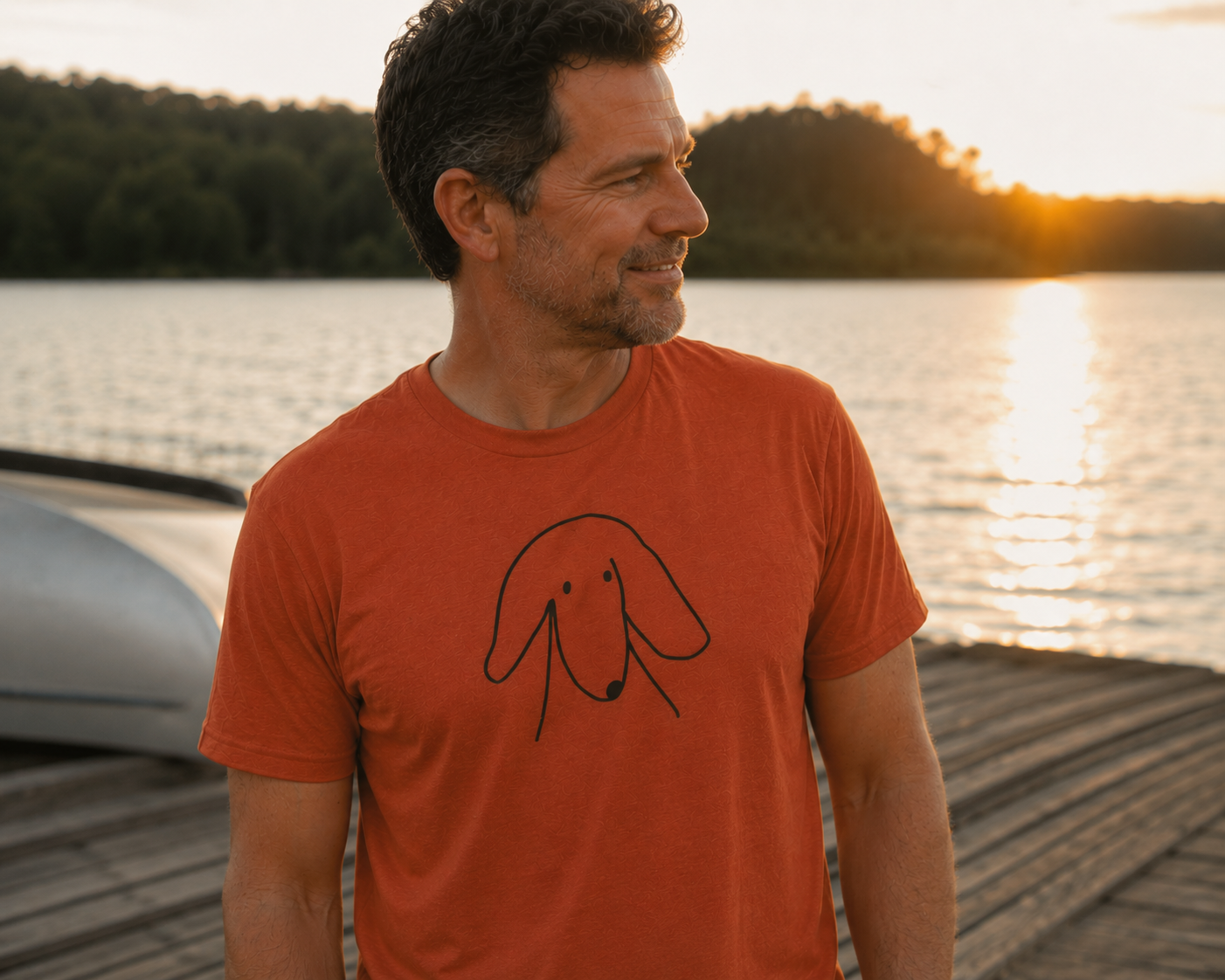 Sideways Glance | Soft Cotton Tee | Face Time Collection