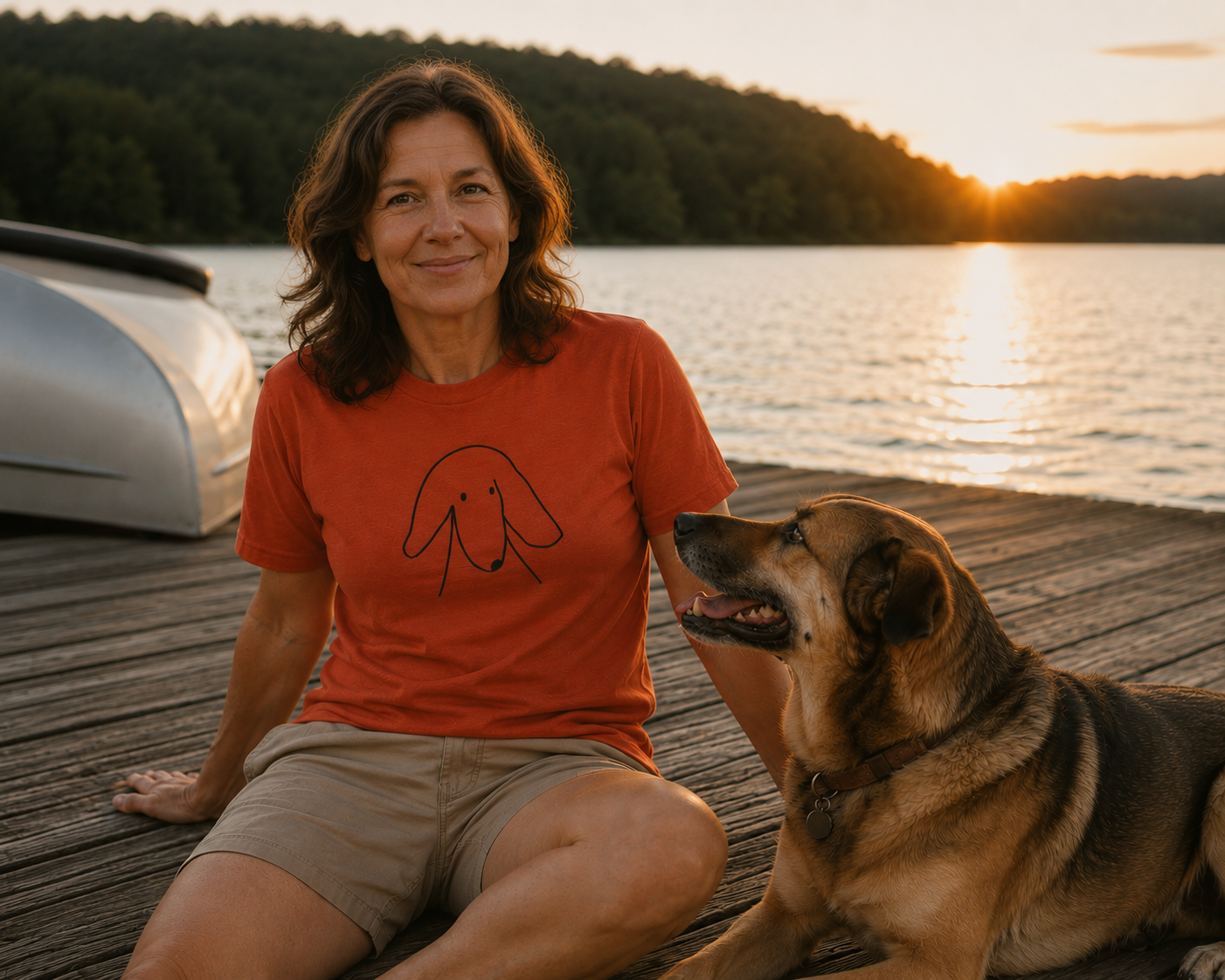 Sideways Glance | Soft Cotton Tee | Face Time Collection