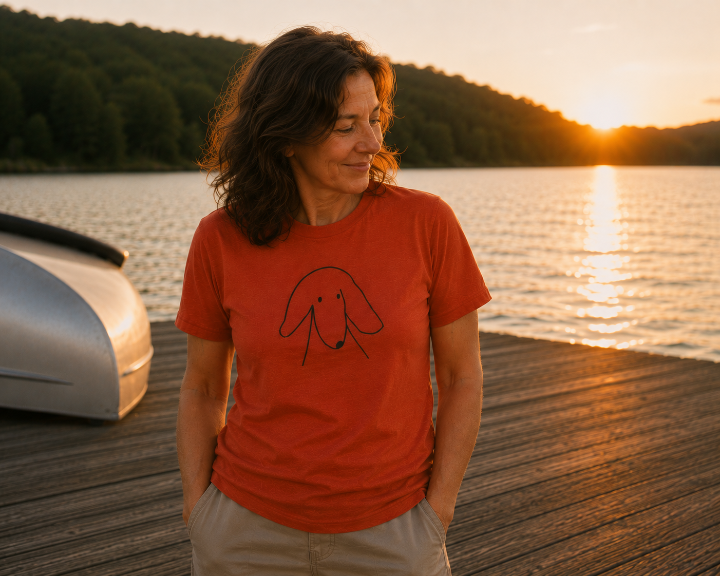 Sideways Glance | Soft Cotton Tee | Face Time Collection