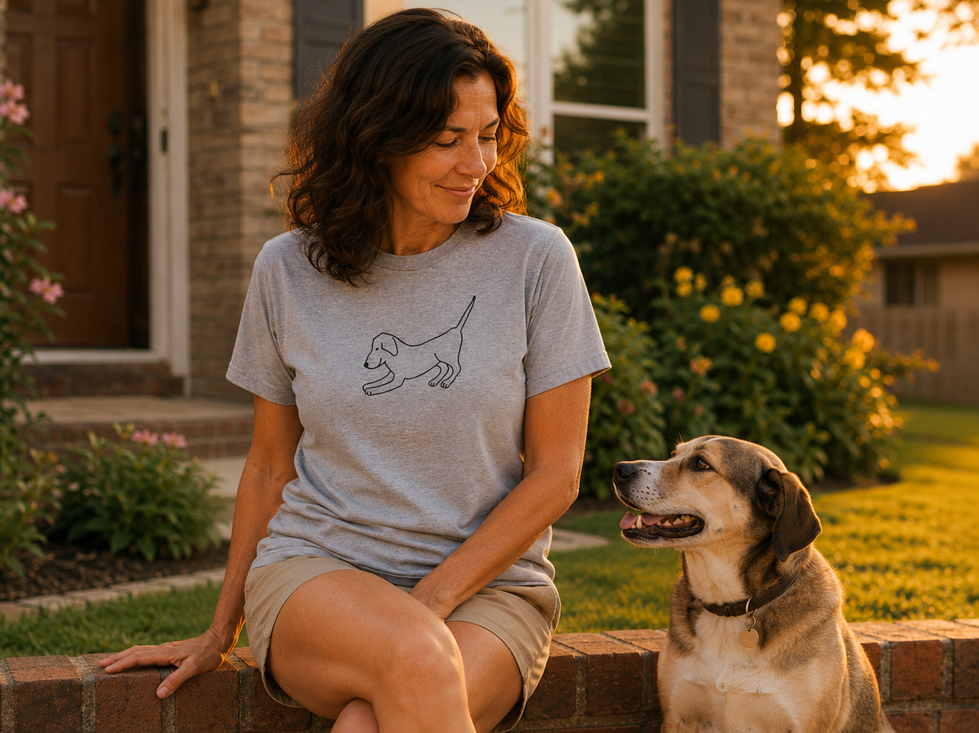 Downward Dog |  Soft Cotton Tee