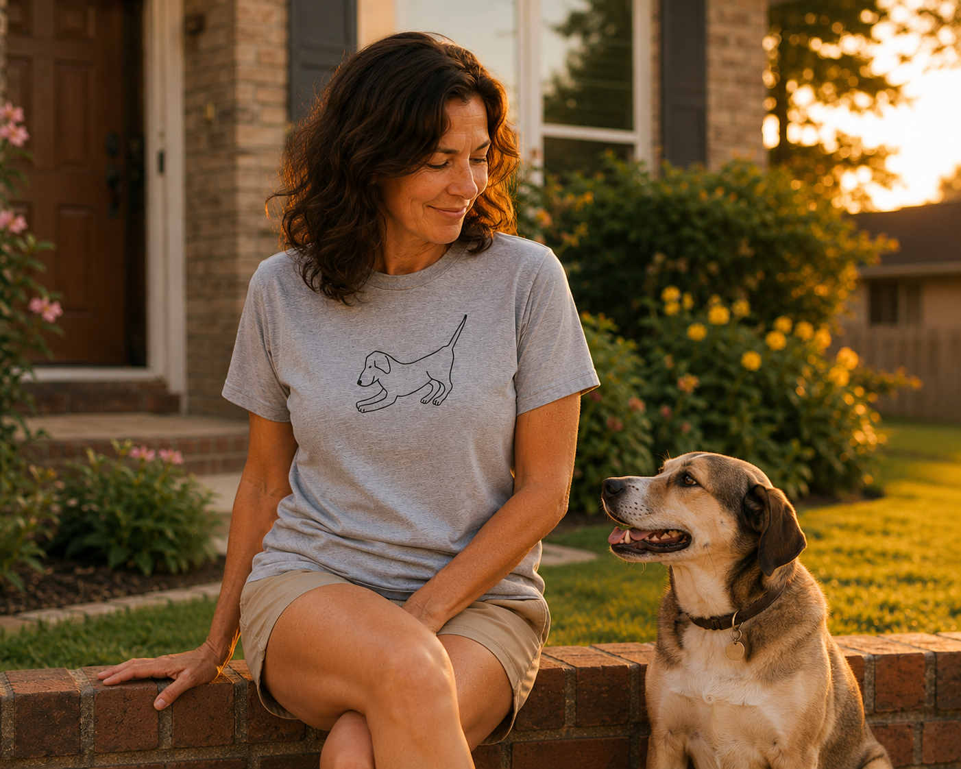 Downward Dog |  Soft Cotton Tee