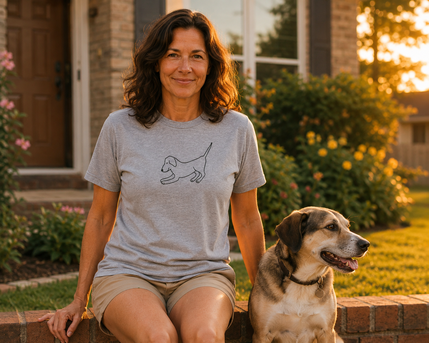 Downward Dog |  Soft Cotton Tee