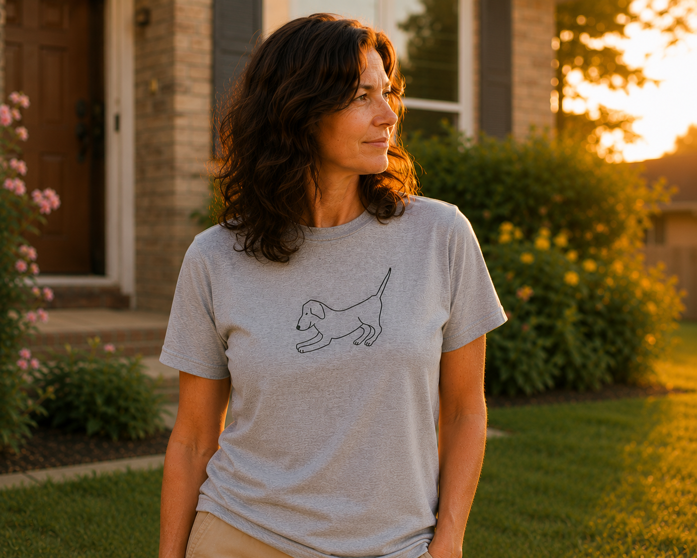 Downward Dog |  Soft Cotton Tee