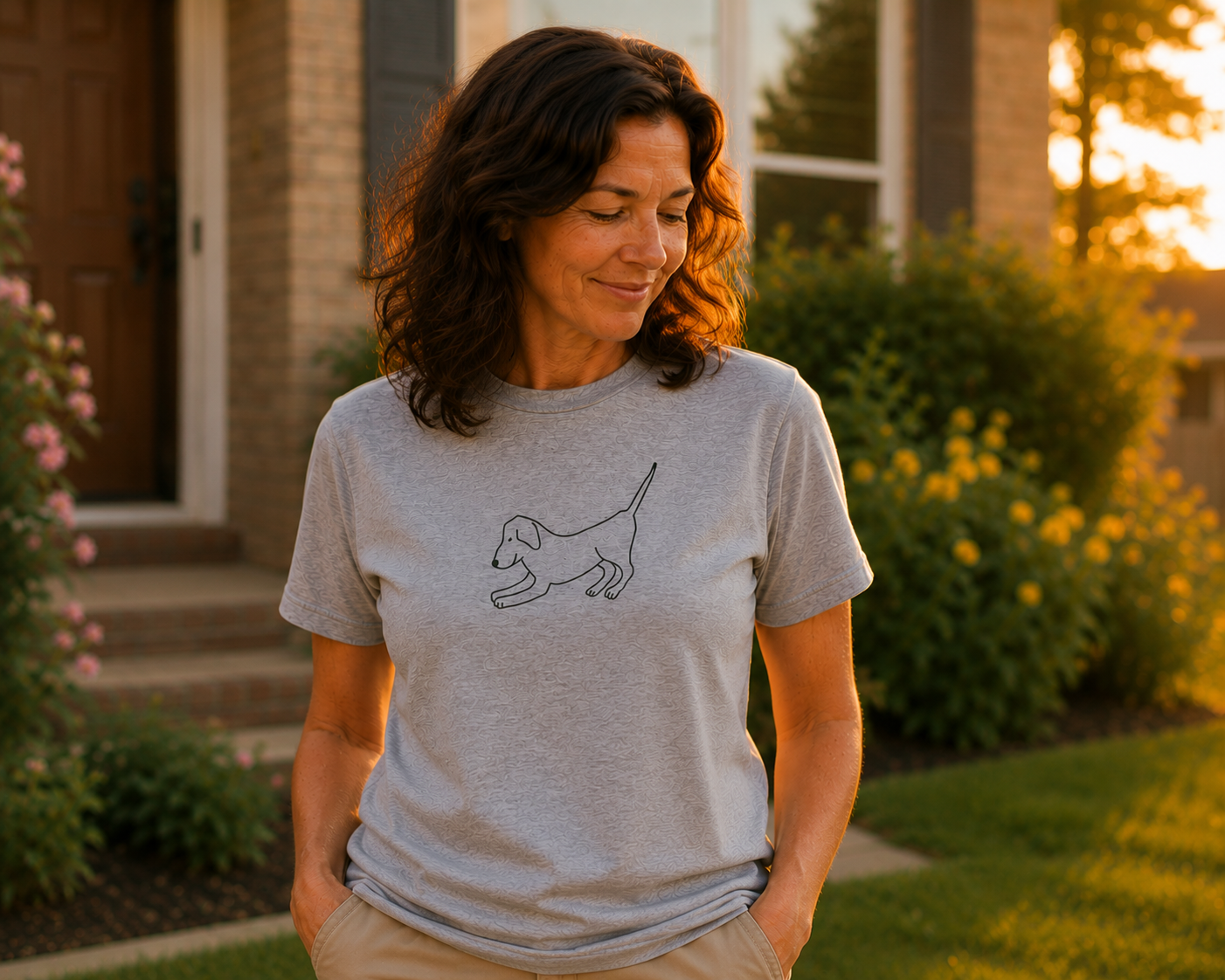 Downward Dog |  Soft Cotton Tee