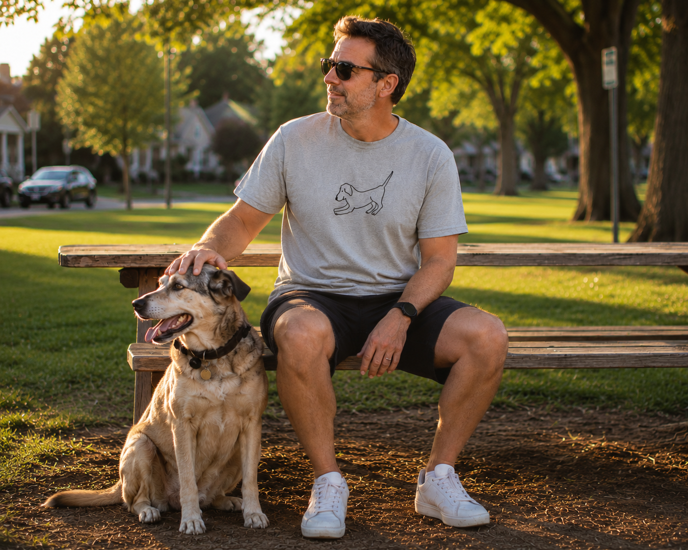 Downward Dog |  Soft Cotton Tee