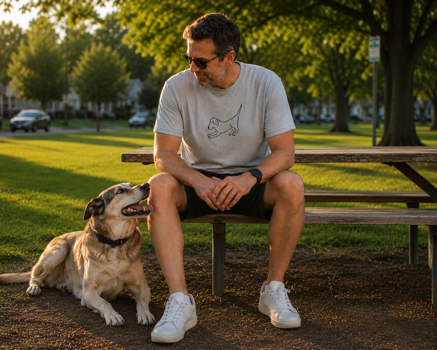 Downward Dog |  Soft Cotton Tee