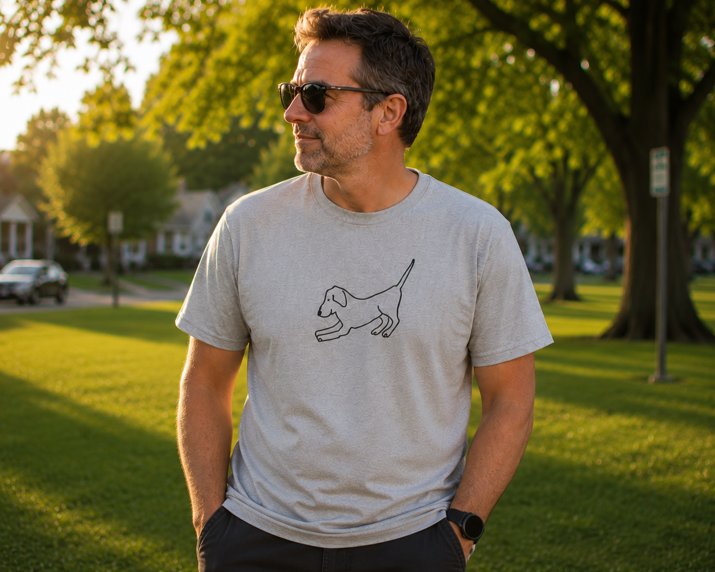 Downward Dog |  Soft Cotton Tee