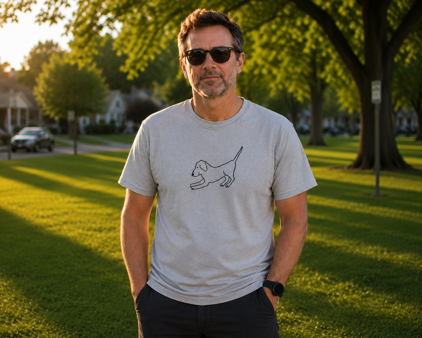 Downward Dog |  Soft Cotton Tee