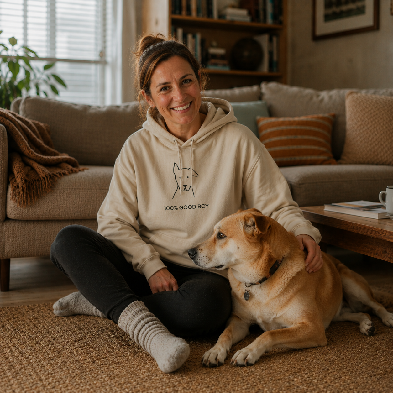 100% Good Boy | Softstyle Fleece Hoodie | Rescue Collection
