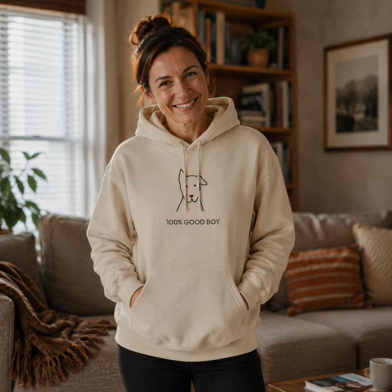 100% Good Boy | Softstyle Fleece Hoodie | Rescue Collection