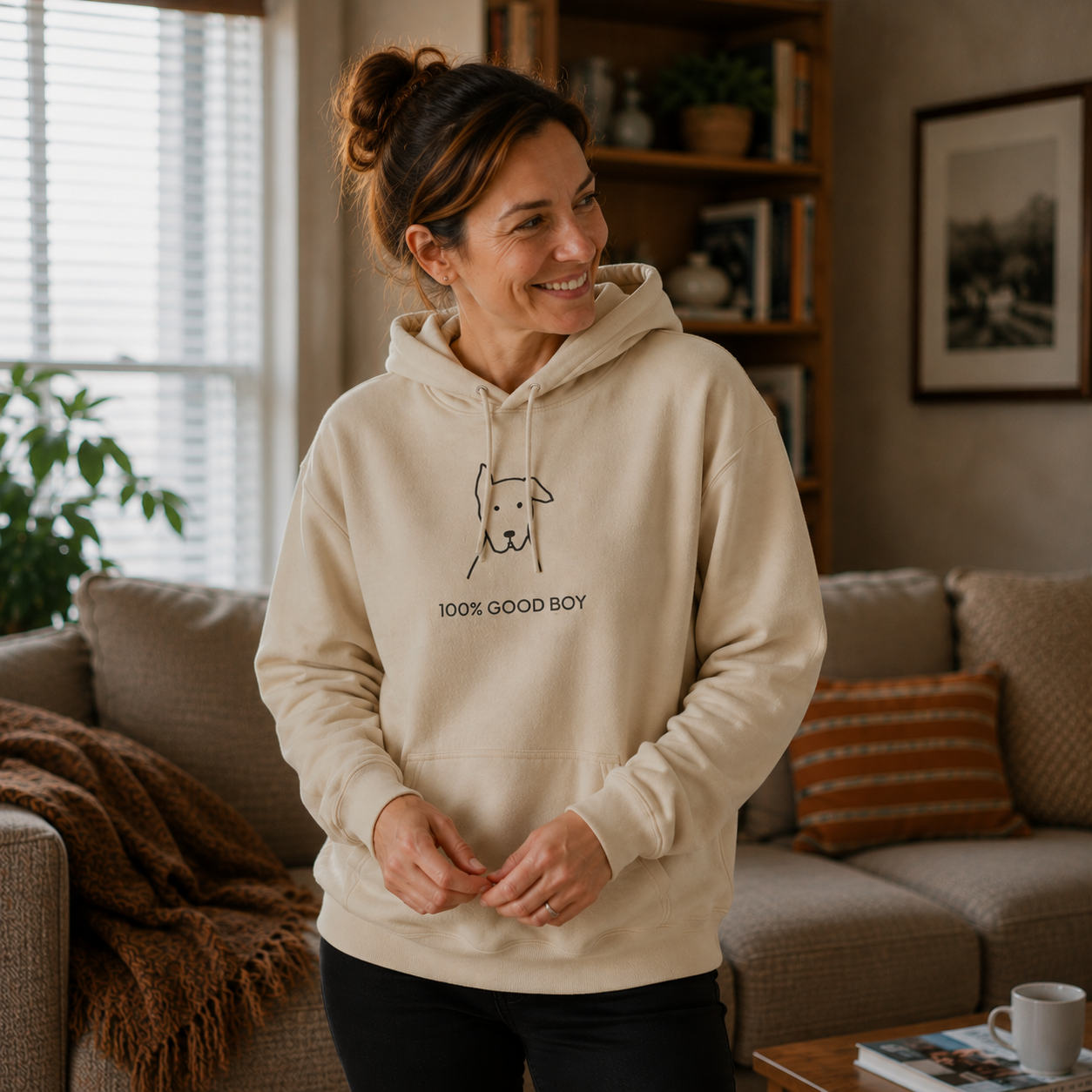 100% Good Boy | Softstyle Fleece Hoodie | Rescue Collection