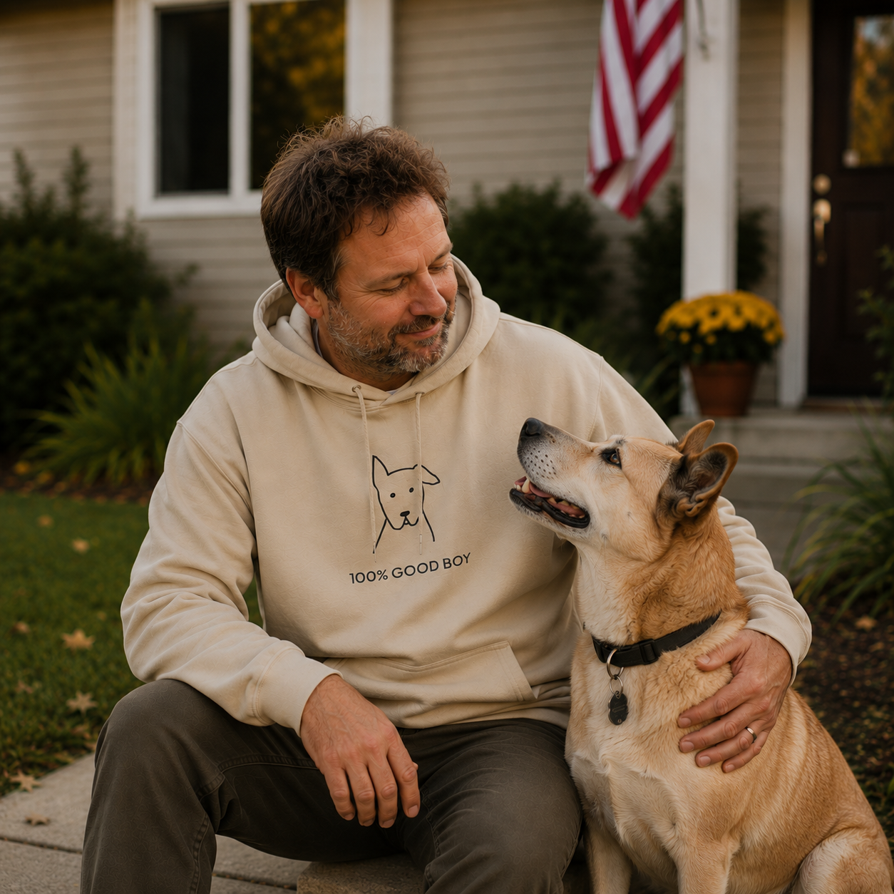 100% Good Boy | Softstyle Fleece Hoodie | Rescue Collection