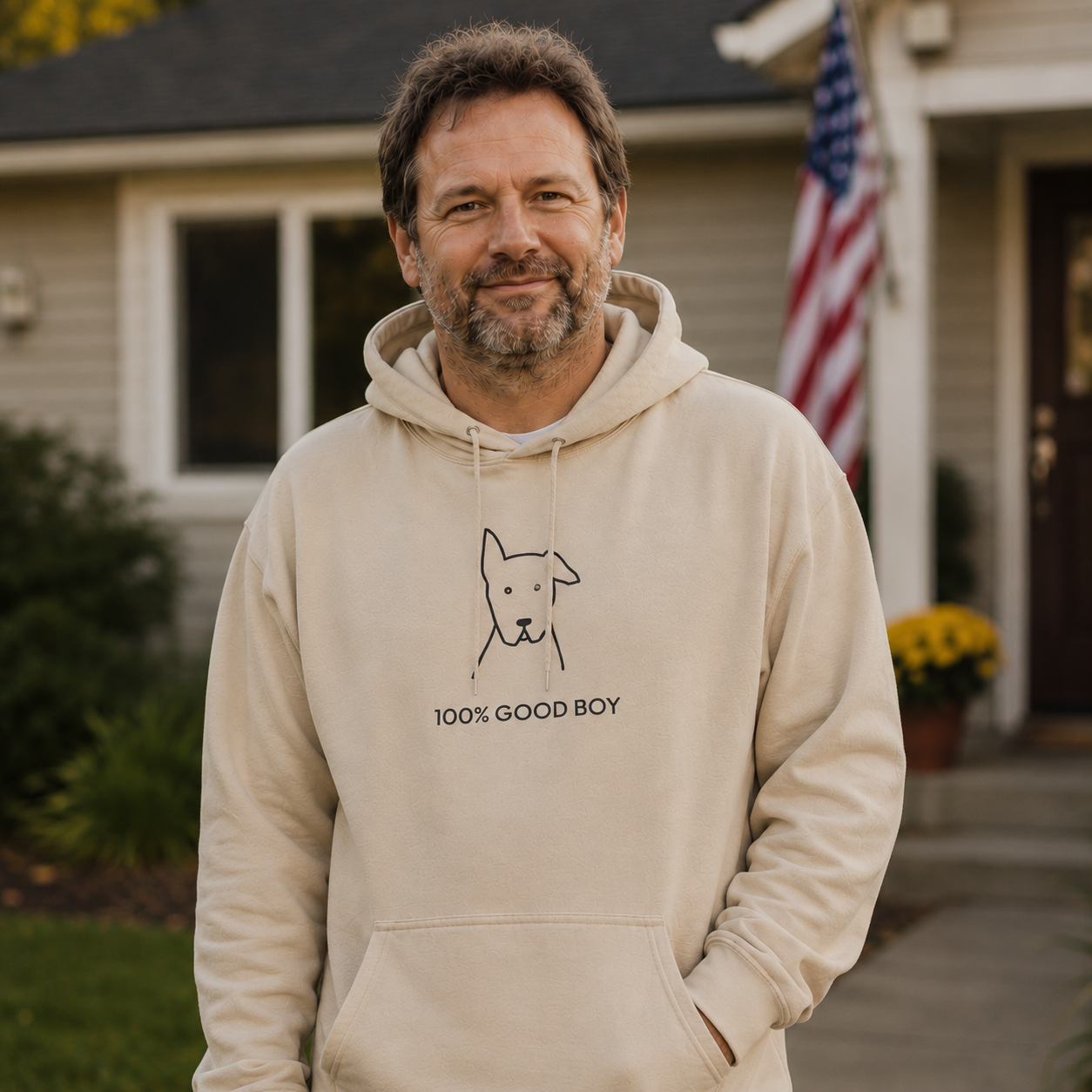 100% Good Boy | Softstyle Fleece Hoodie | Rescue Collection