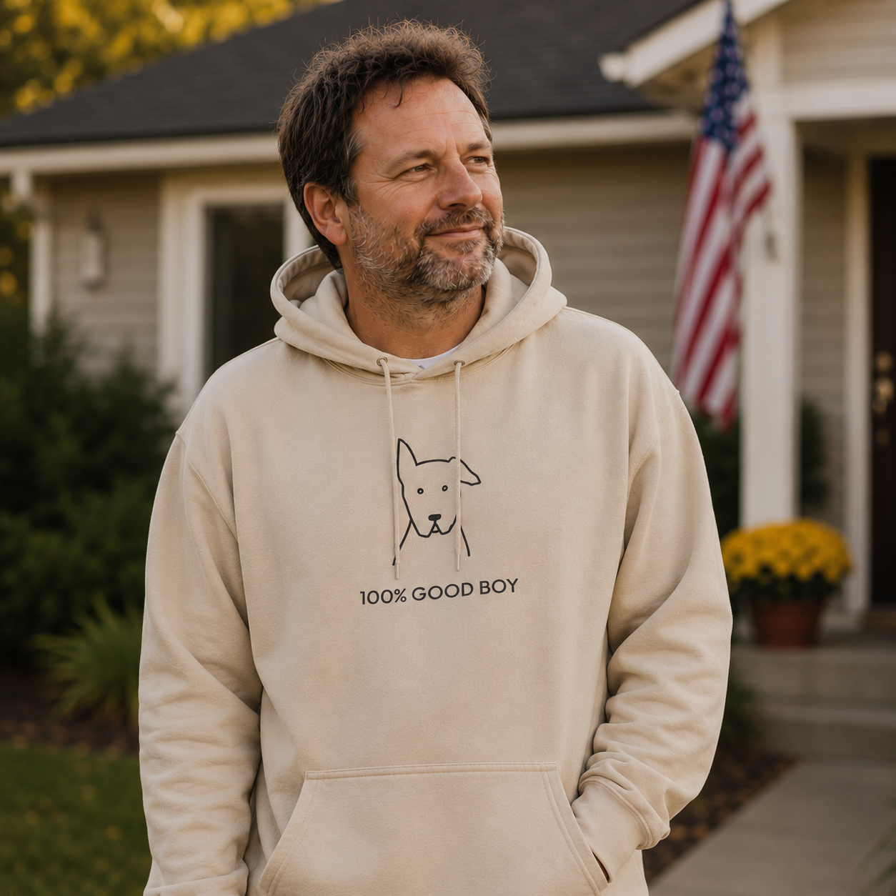 100% Good Boy | Softstyle Fleece Hoodie | Rescue Collection