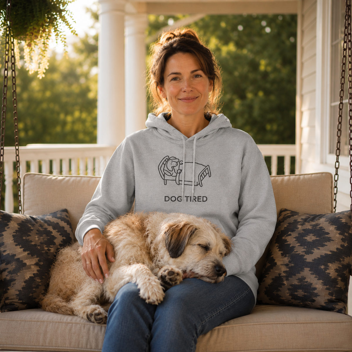 Dog Tired | Soft Fleece Hoodie