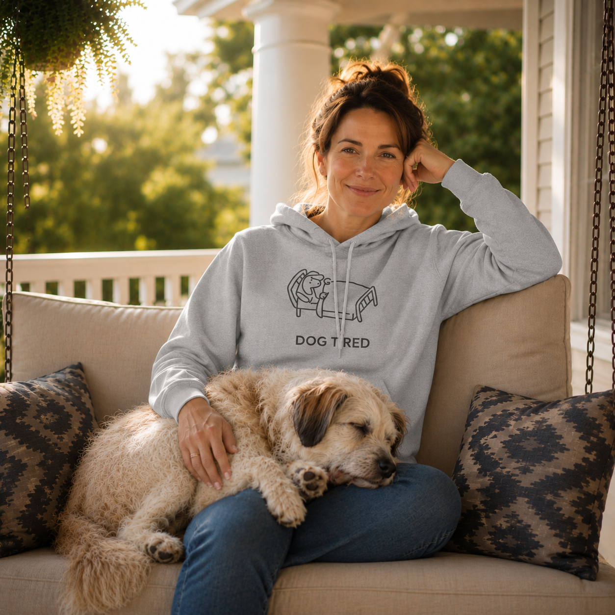 Dog Tired | Softstyle Fleece Hoodie