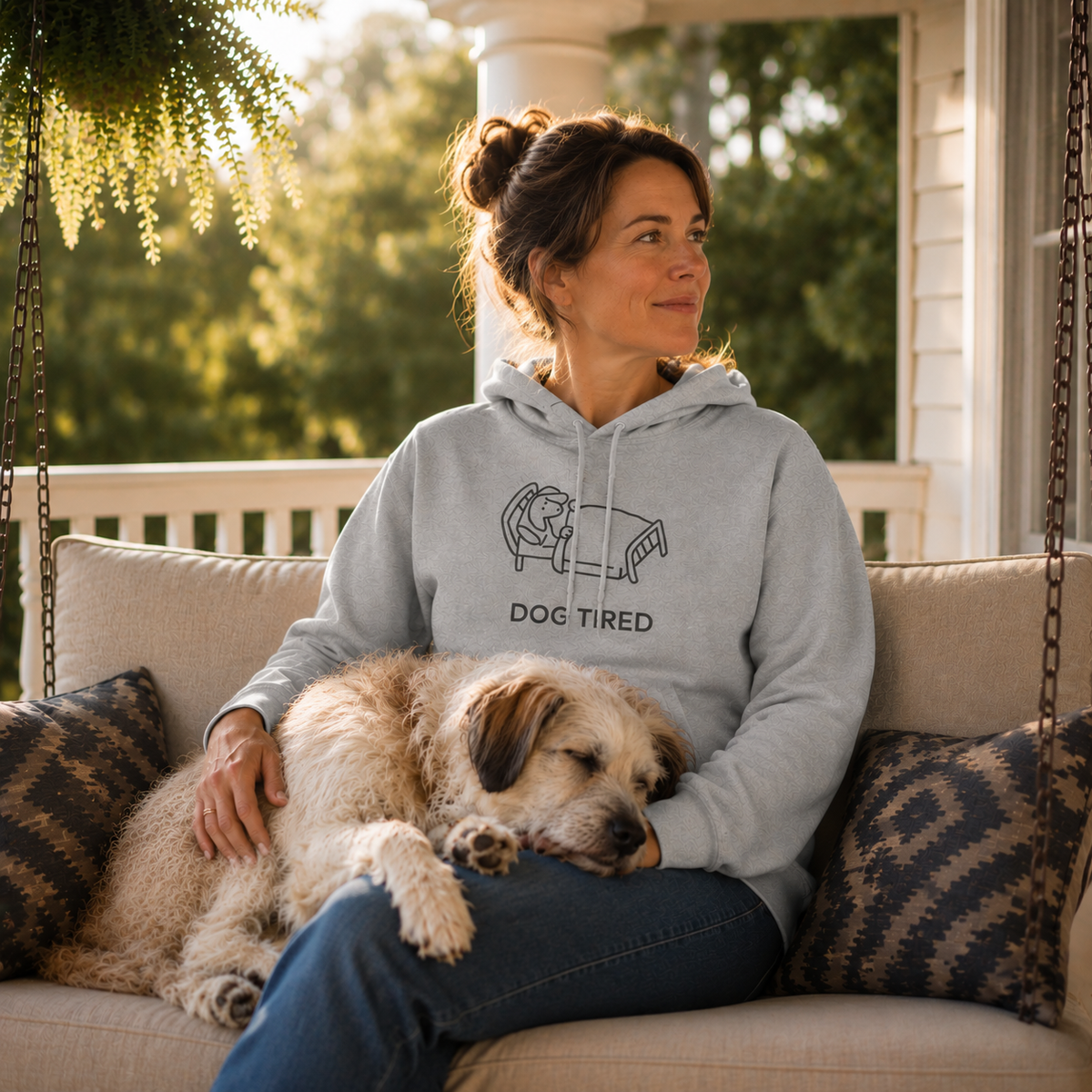 Dog Tired | Soft Fleece Hoodie