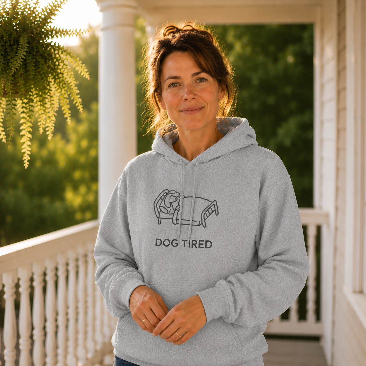 Dog Tired | Softstyle Fleece Hoodie