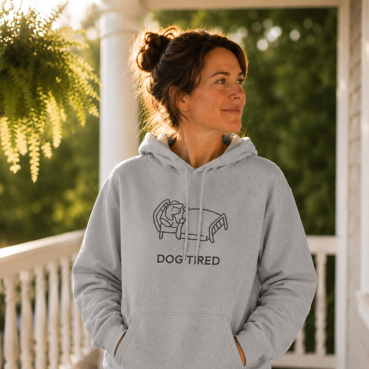Dog Tired | Softstyle Fleece Hoodie