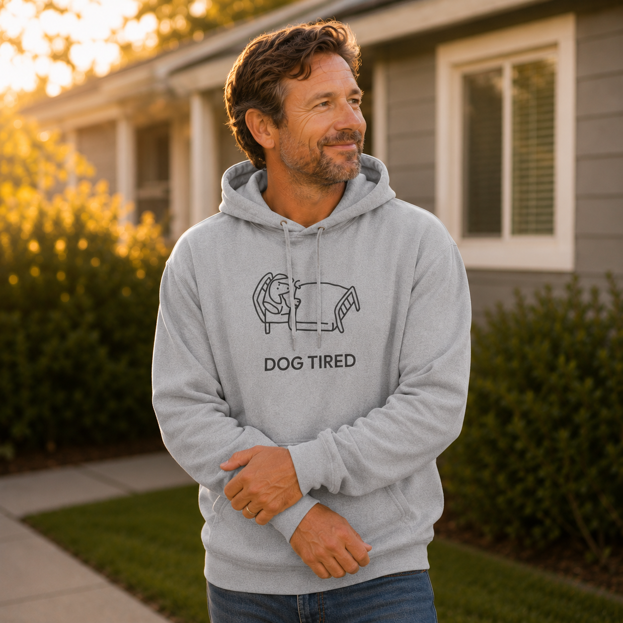 Dog Tired | Softstyle Fleece Hoodie