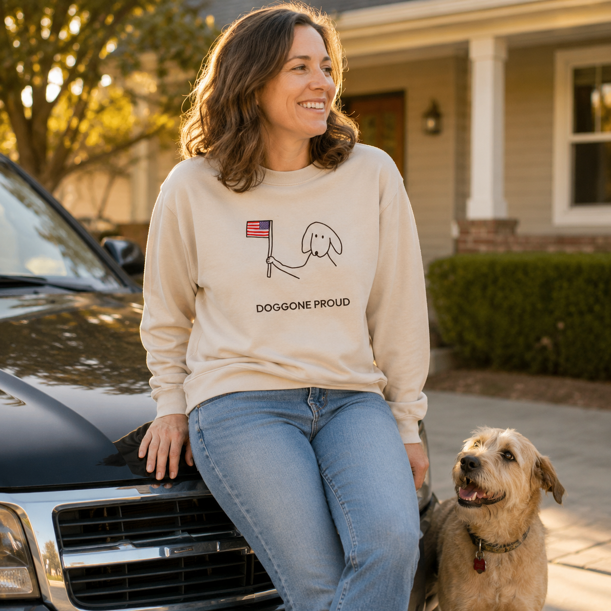 Doggone Proud | Softstyle Fleece Sweatshirt | Color Collection