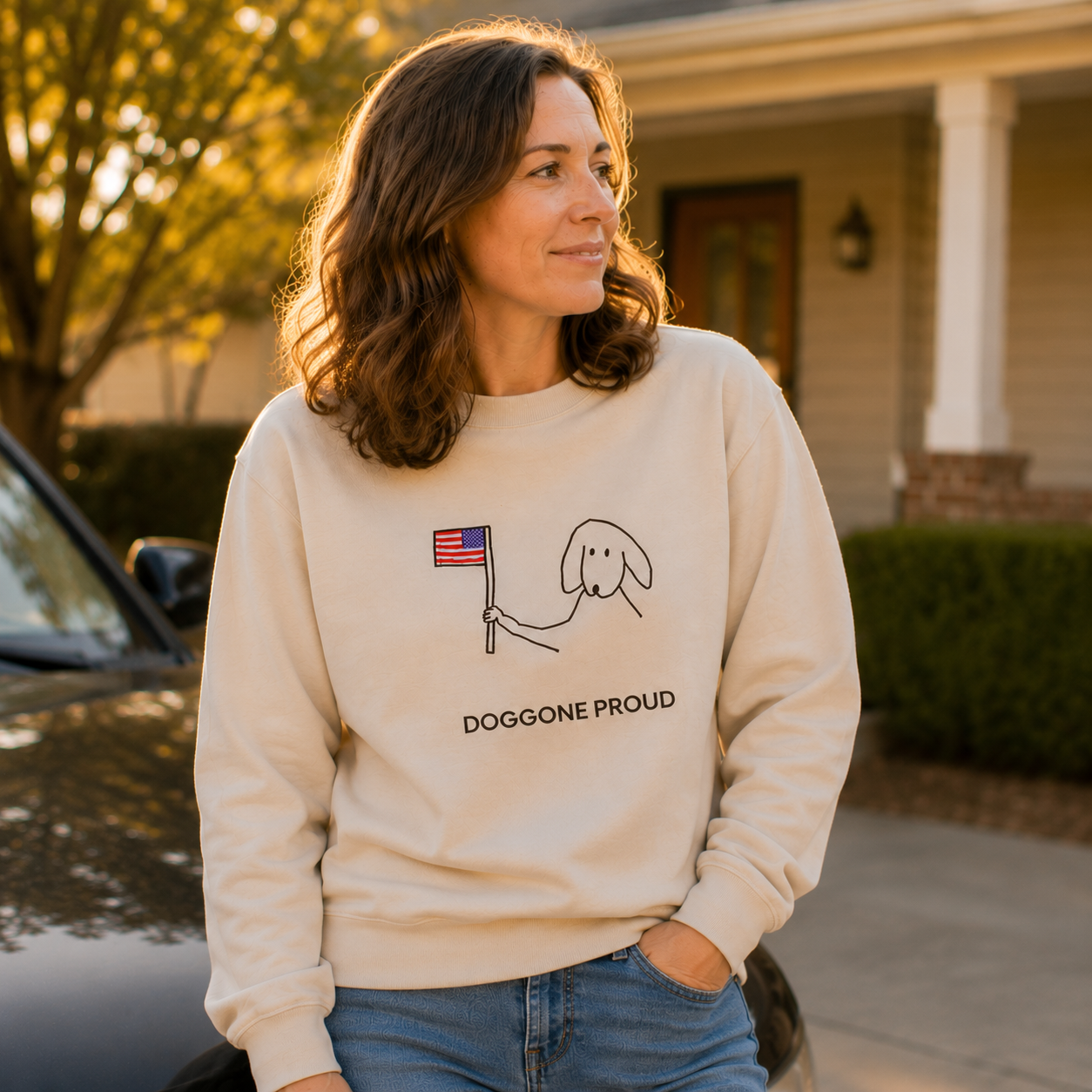 Doggone Proud | Softstyle Fleece Sweatshirt | Color Collection