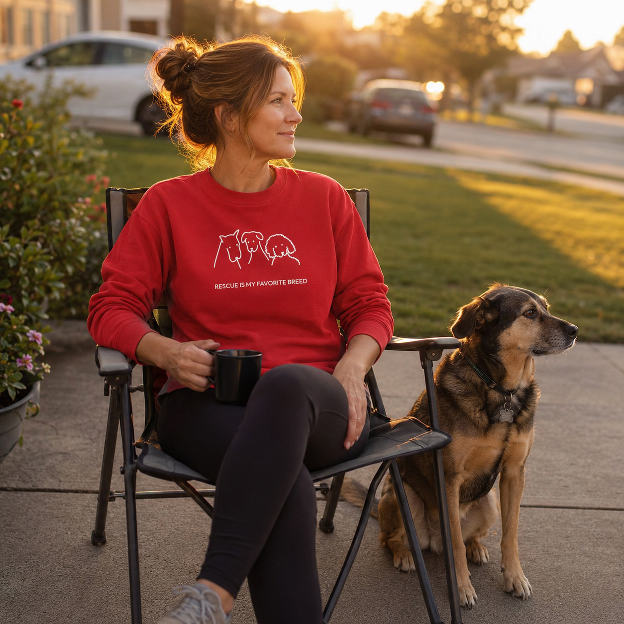 Rescue Is My Favorite Breed | Softstyle Fleece Sweatshirt | Rescue Collection