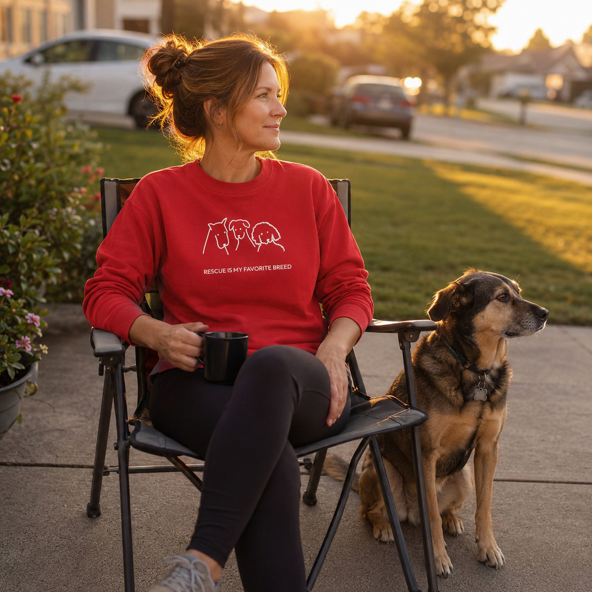 Rescue Is My Favorite Breed | Soft Fleece Sweatshirt | Rescue Collection