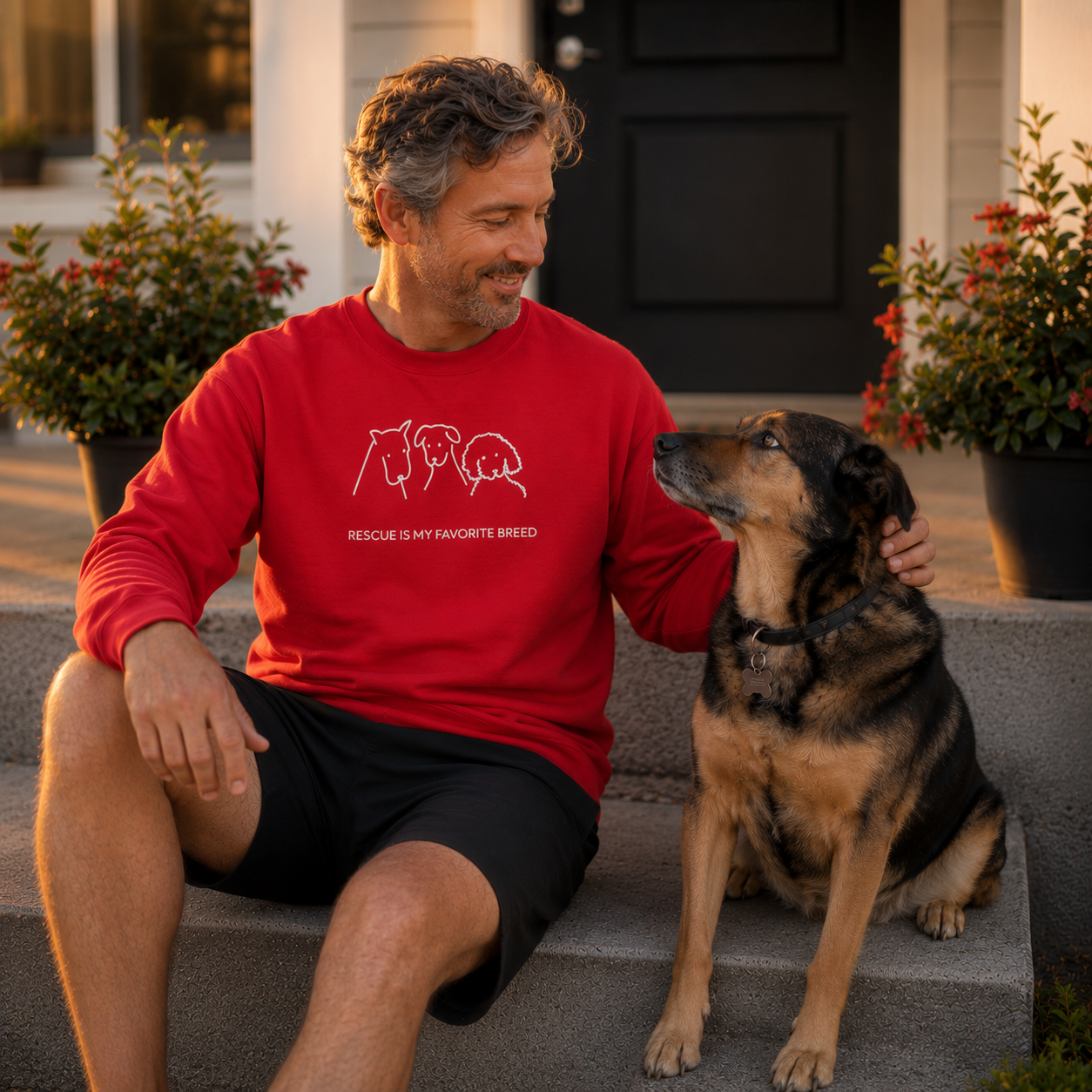 Rescue Is My Favorite Breed | Softstyle Fleece Sweatshirt | Rescue Collection
