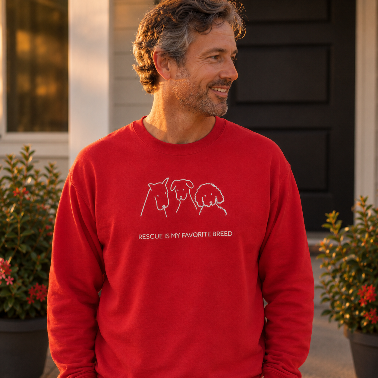 Rescue Is My Favorite Breed | Softstyle Fleece Sweatshirt | Rescue Collection