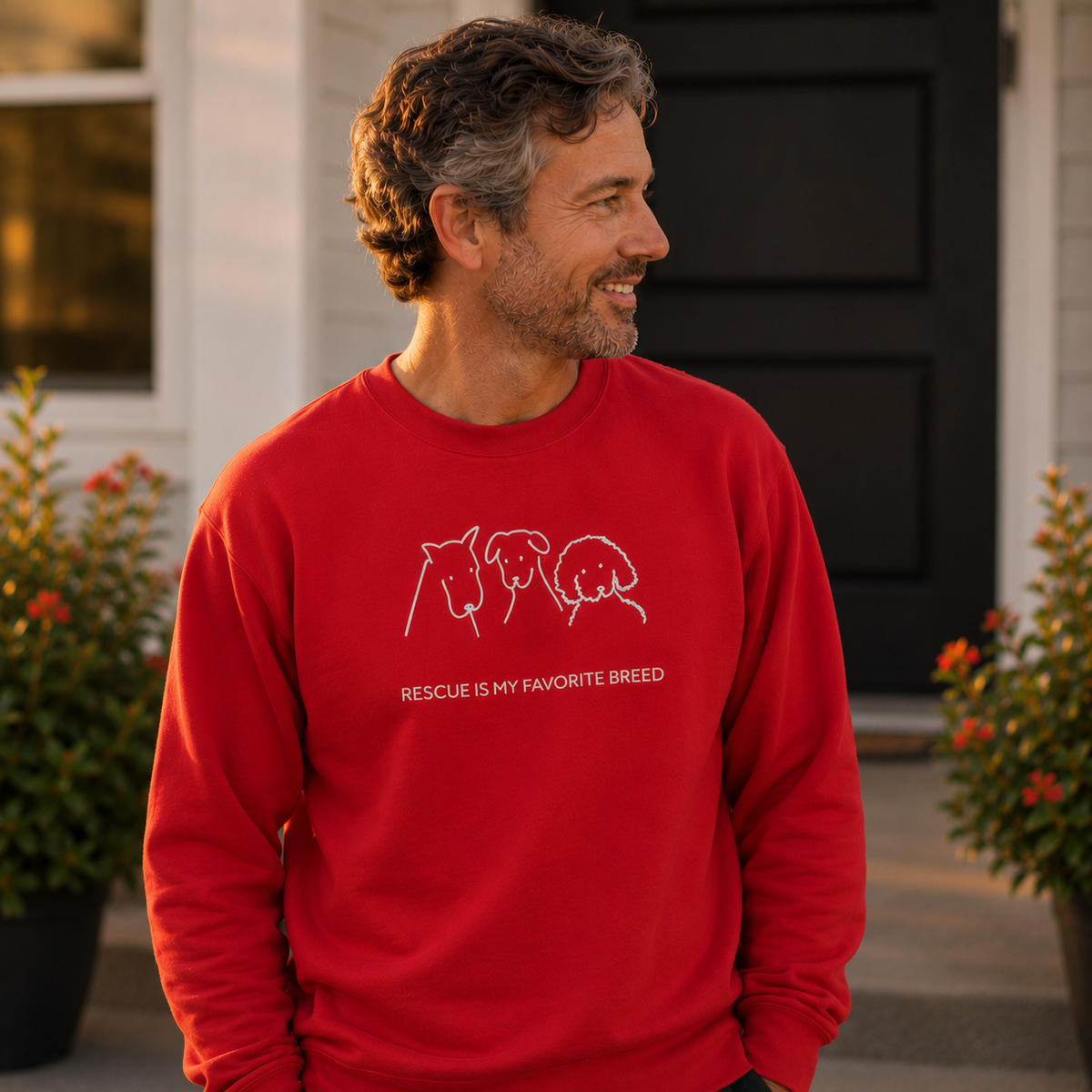 Rescue Is My Favorite Breed | Soft Fleece Sweatshirt | Rescue Collection