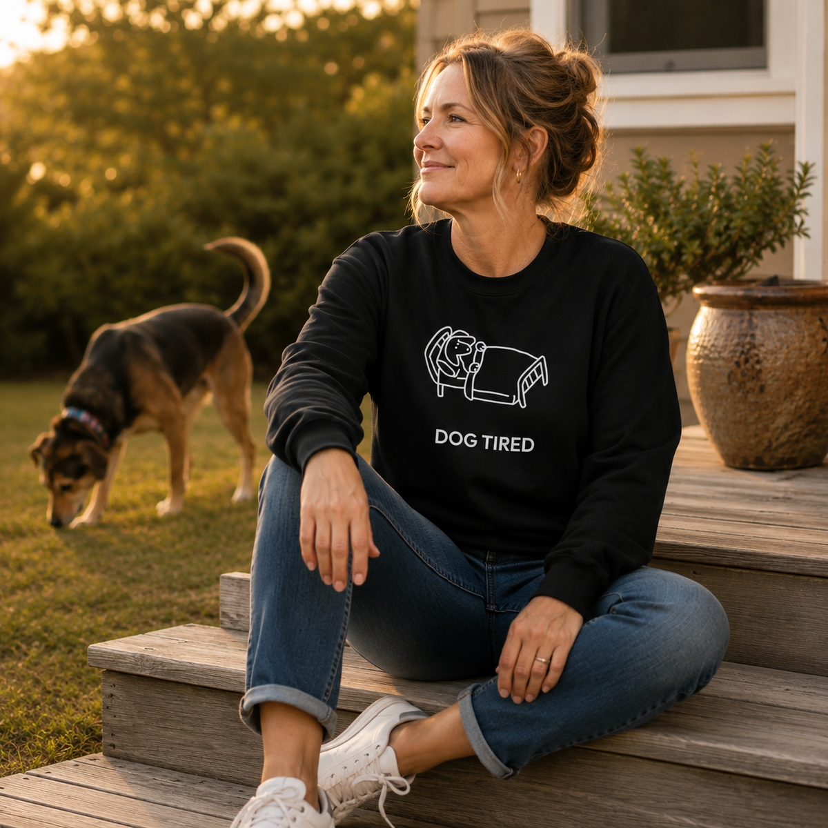 Dog Tired | Soft Fleece Sweatshirt