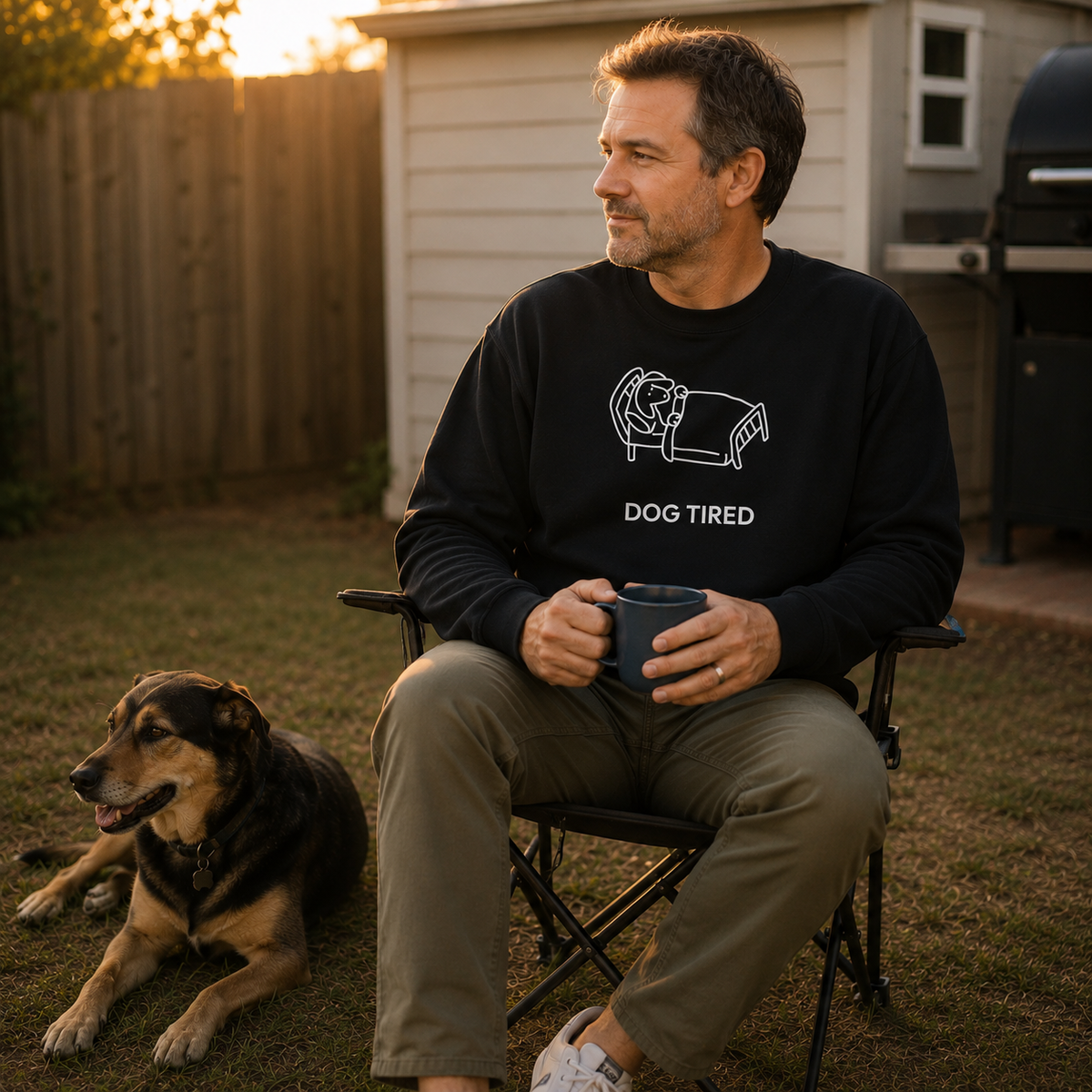 Dog Tired | Soft Fleece Sweatshirt