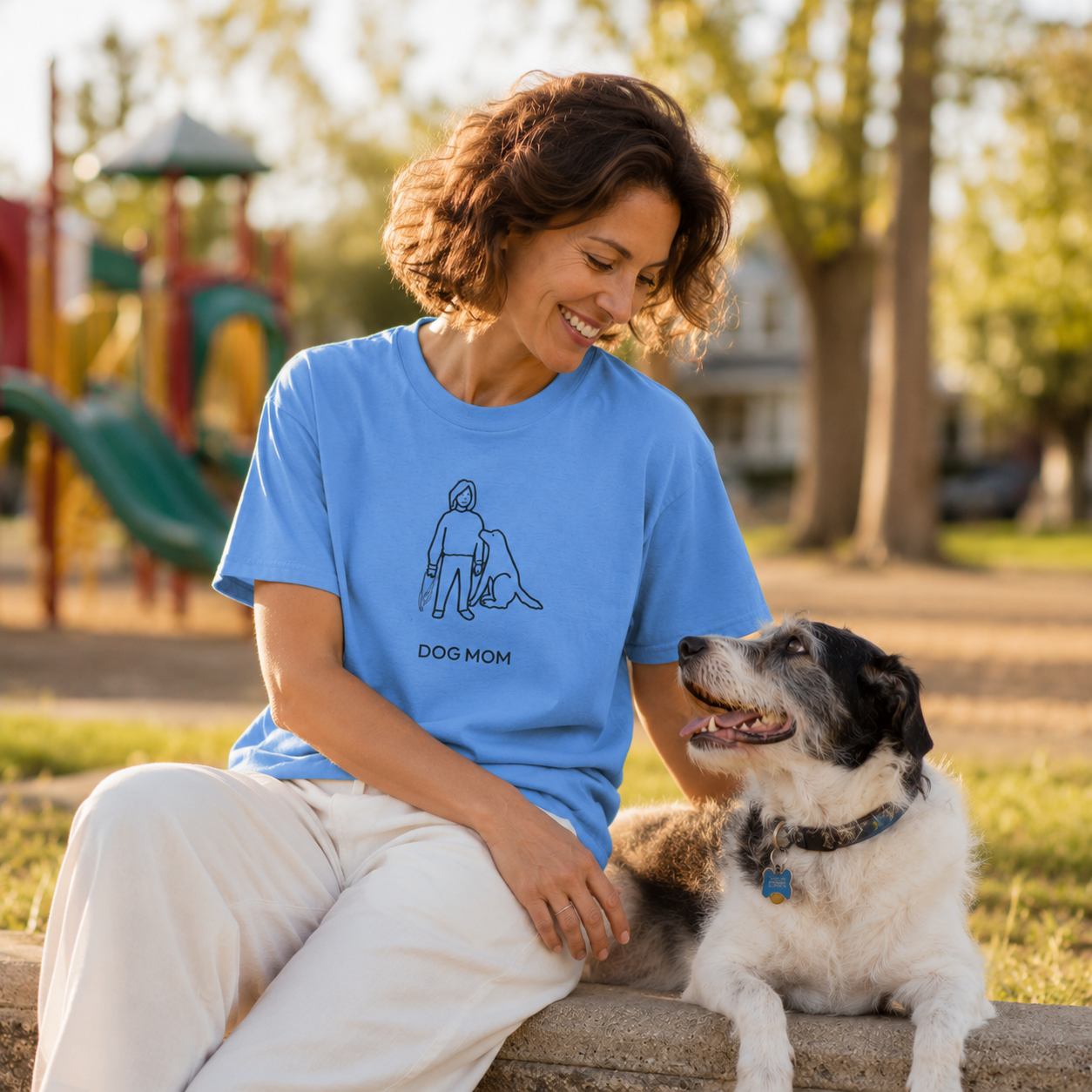 Dog Mom | Soft Cotton Tee