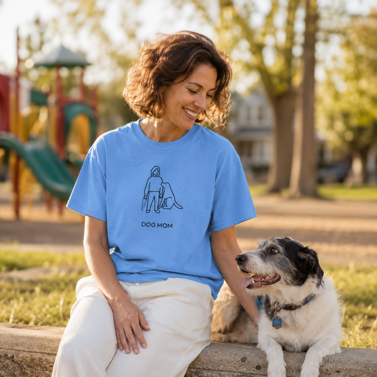 Dog Mom | Soft Cotton Tee