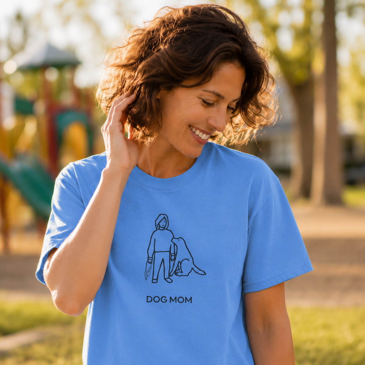 Dog Mom | Soft Cotton Tee