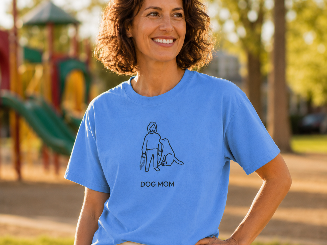 Dog Mom | Soft Cotton Tee