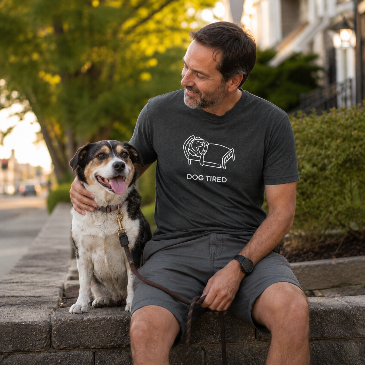 Dog Tired | Soft Cotton Tee