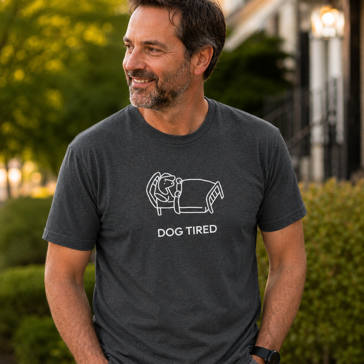 Dog Tired | Soft Cotton Tee
