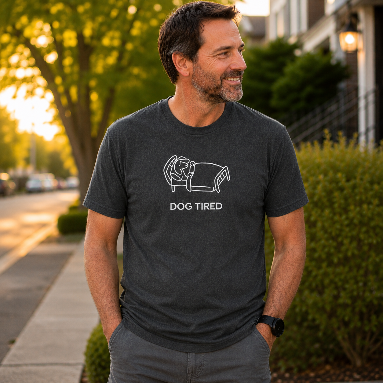 Dog Tired | Soft Cotton Tee