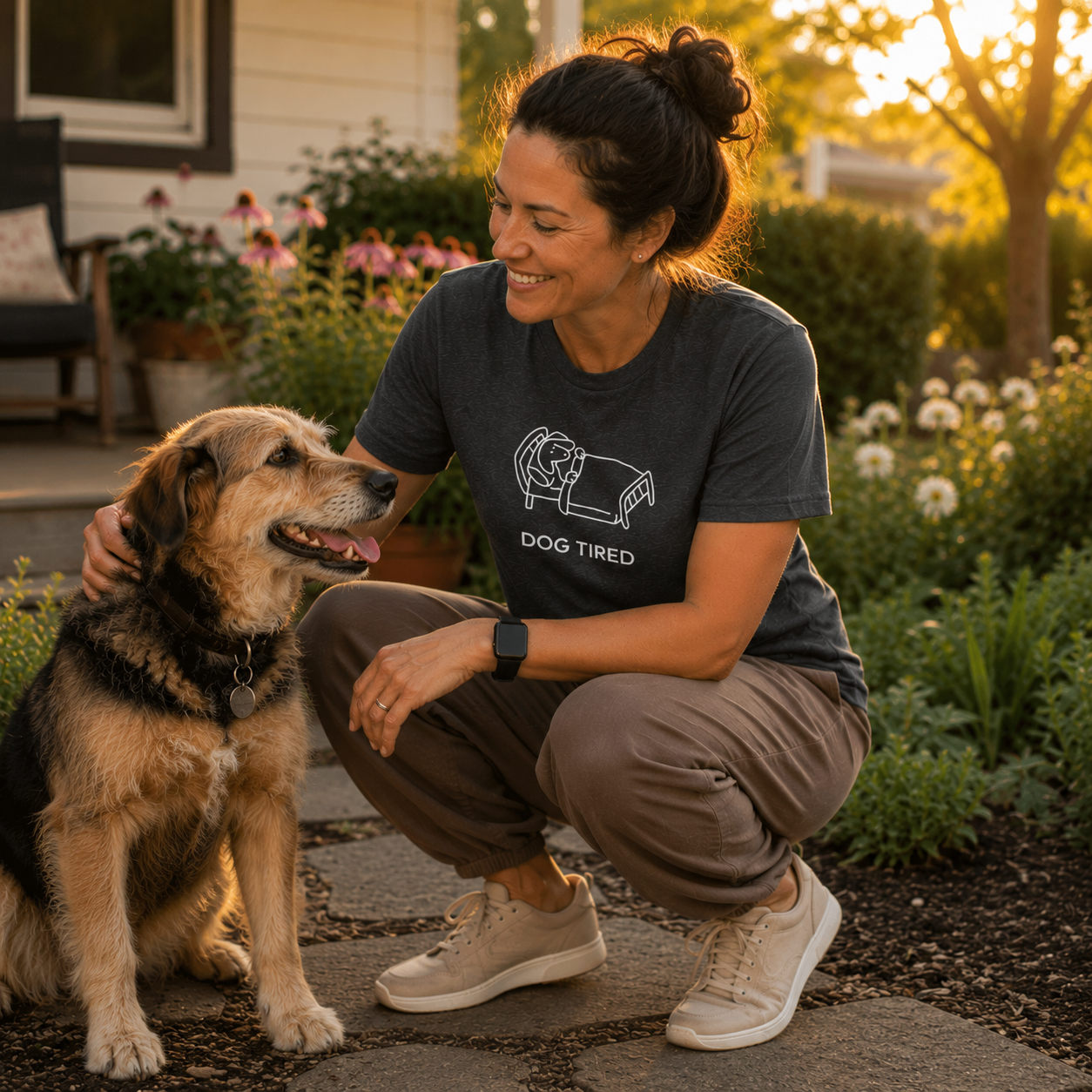 Dog Tired | Soft Cotton Tee