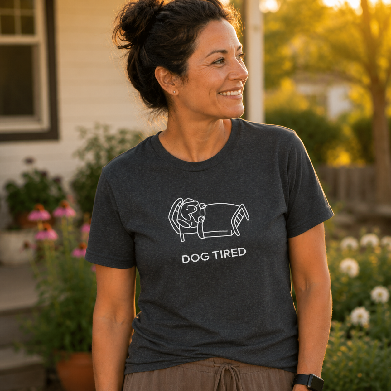 Dog Tired | Soft Cotton Tee
