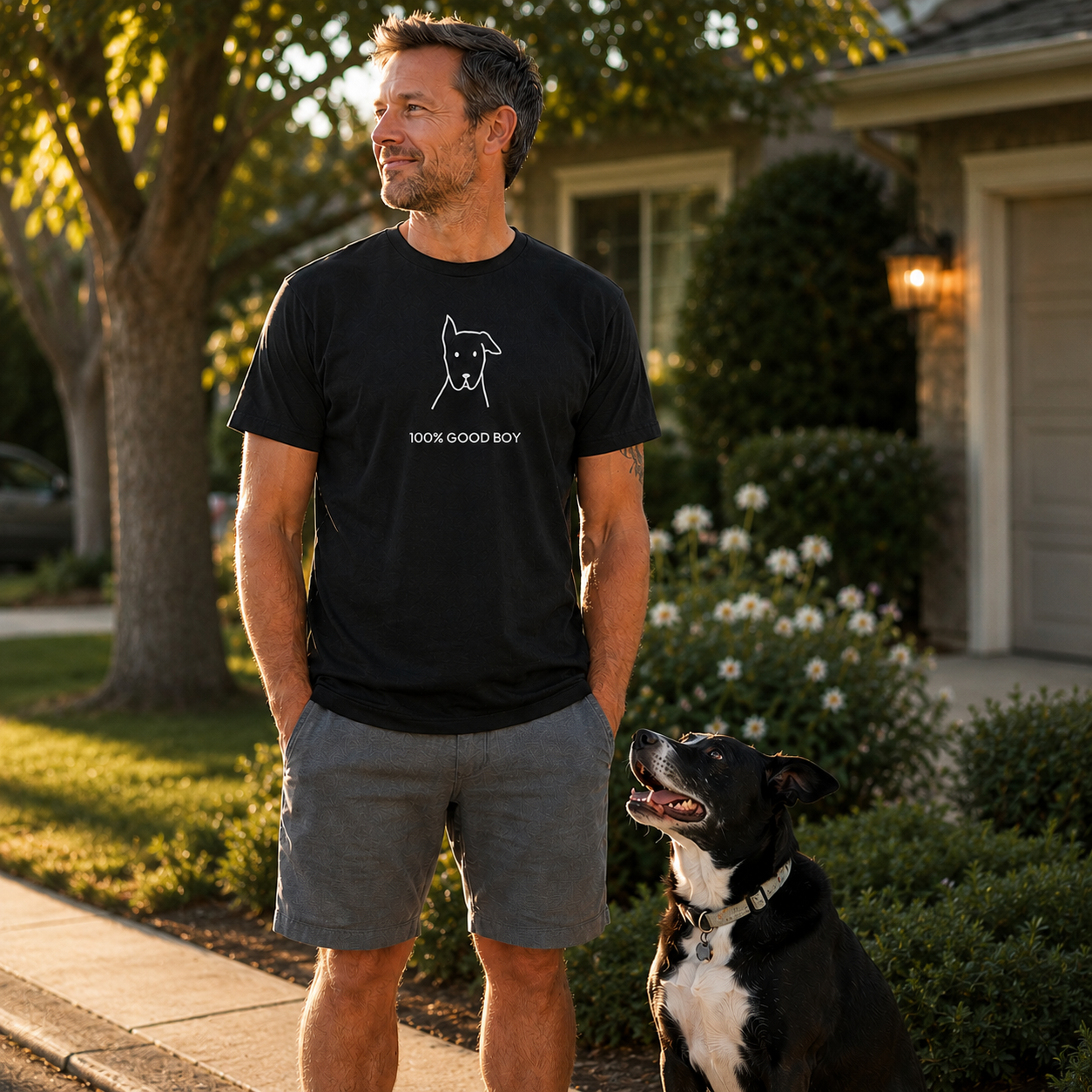 100% Good Boy | Soft Cotton Tee | Rescue Collection