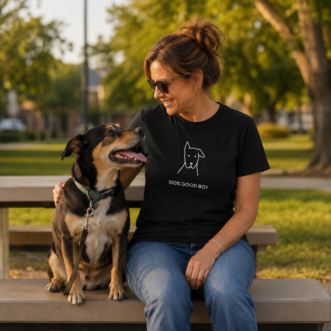100% Good Boy | Soft Cotton Tee | Rescue Collection