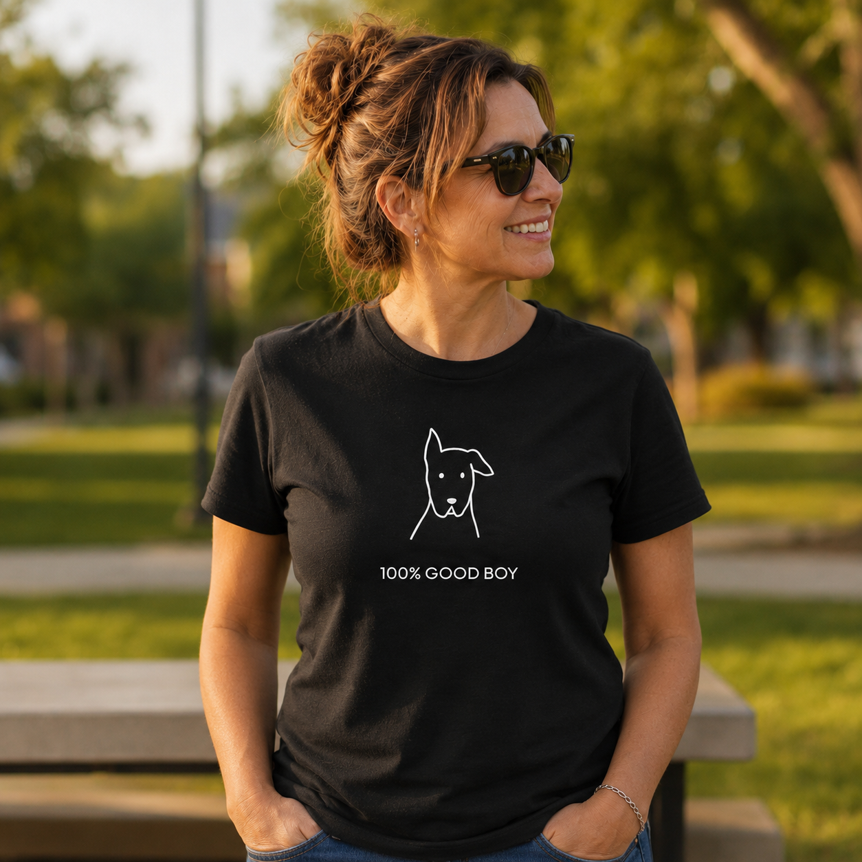 100% Good Boy | Soft Cotton Tee | Rescue Collection