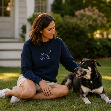 Downward Dog |  Softstyle Fleece Sweatshirt