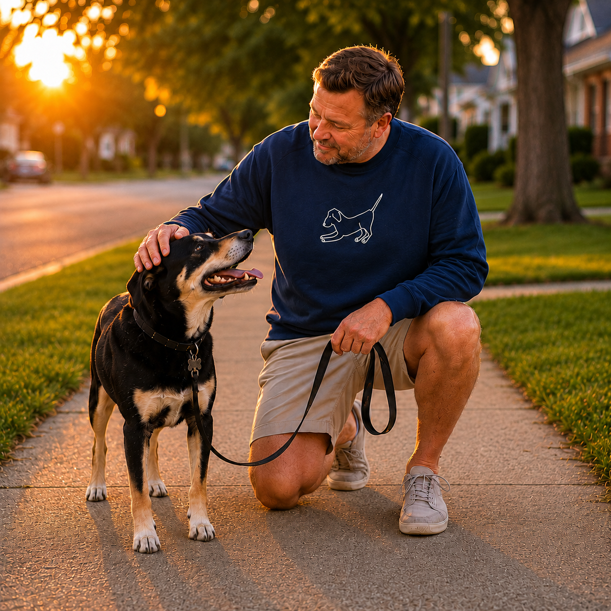 Downward Dog |  Softstyle Fleece Sweatshirt