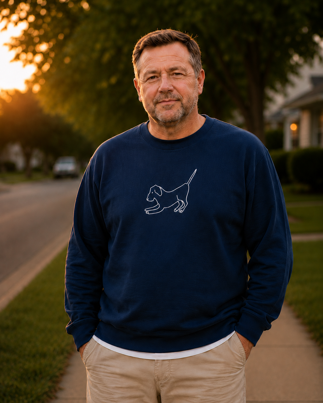 Downward Dog |  Softstyle Fleece Sweatshirt