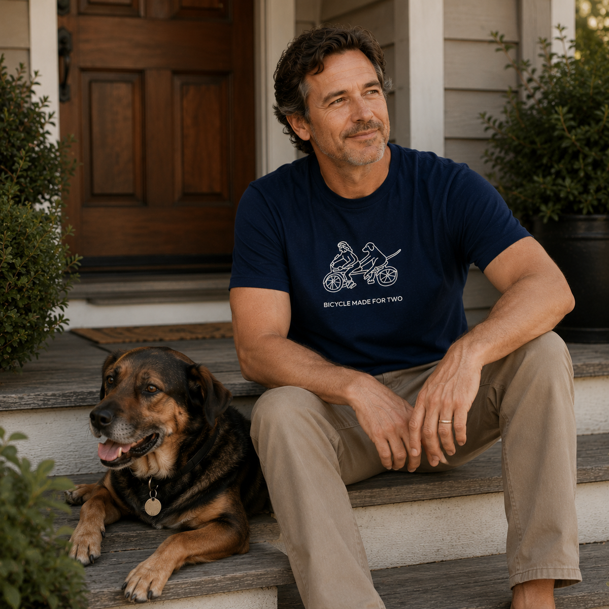 Bicycle Made For Two | Soft Cotton Tee | Spring Collection