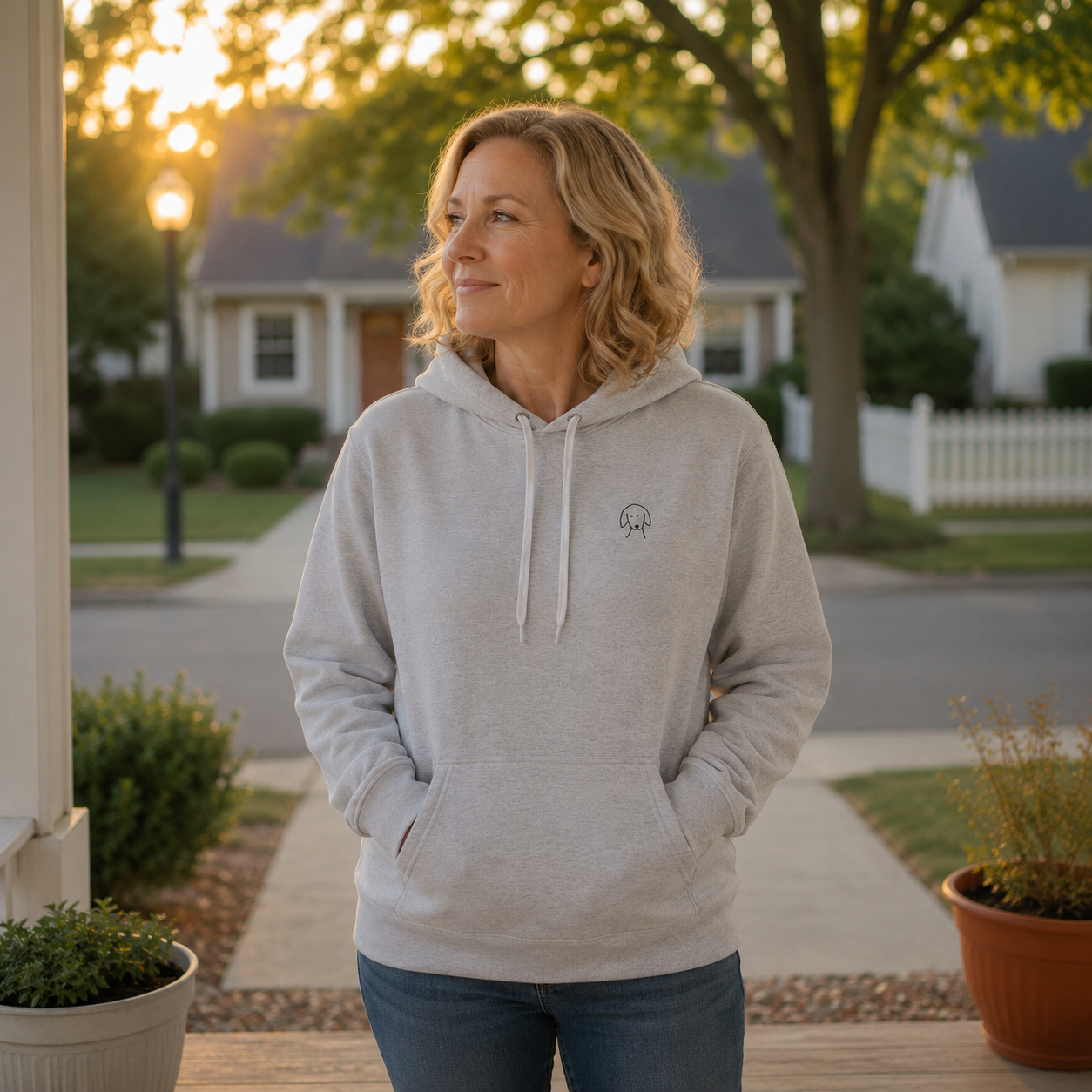 You'll Never Walk Alone (Back Print) | Softstyle Fleece Hoodie | Color Collection